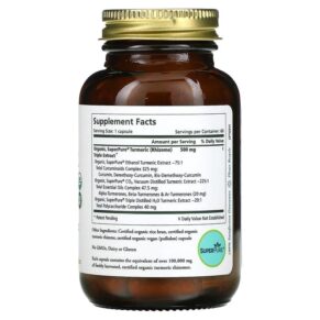 Pure Synergy SuperPure Turmeric 60 Capsules 852971004347