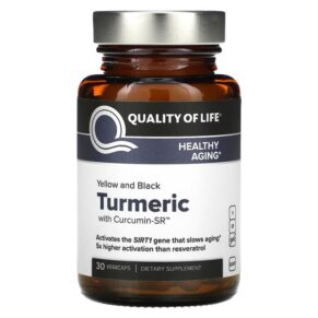 Quality of Life Labs Yellow & Black Turmeric + Curcumin-SR 30 viên 812259003585