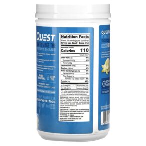 Quest Nutrition Protein Powder Vanilla Milkshake 1.6 lb (726 g) 888849008582