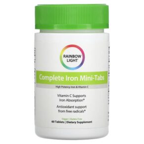 Rainbow Light Complete Iron Mini-Tabs 60 viên 021888200610