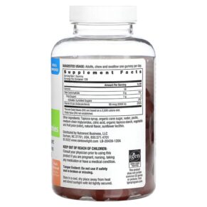 Rainbow Light High Potency Vitamin D3 Peach 2.000 IU 120 Gummies 021888204397