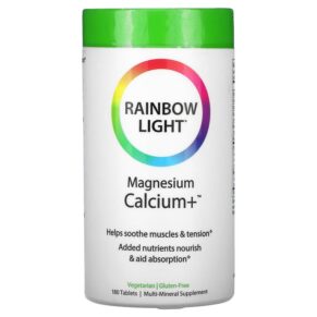 Rainbow Light Magnesium Calcium+ 180 viên 021888101023