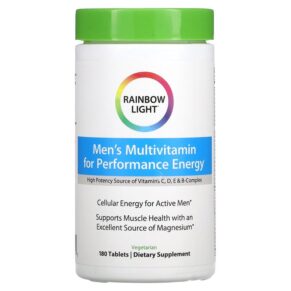 Rainbow Light Men's Multivitamin for Performance Energy 180 viên 021888106950