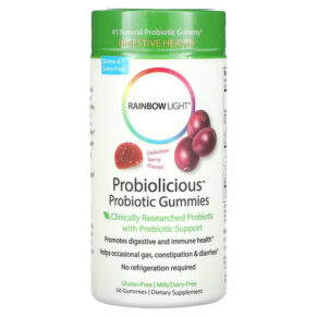 Rainbow Light Probiolicious Probiotic Delicious Berry 50 viên 021888121212