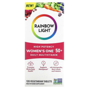 Rainbow Light Women's One 50+ Daily Multivitamin High Potency 120 viên 021888204243