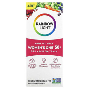 Rainbow Light Women's One 50+ Daily Multivitamin High Potency 60 viên 021888204229