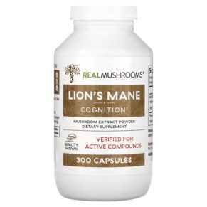Real Mushrooms Lion's Mane Mushroom Extract Powder 300 viên 628110068293
