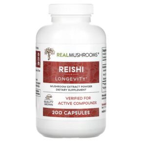 Real Mushrooms Reishi Mushroom Extract Powder 200 viên 628110068255