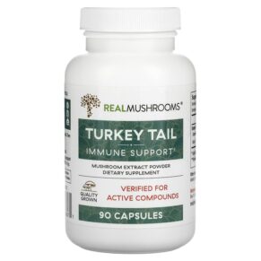 Real Mushrooms Turkey Tail Mushroom Extract Powder 90 viên 628110068071