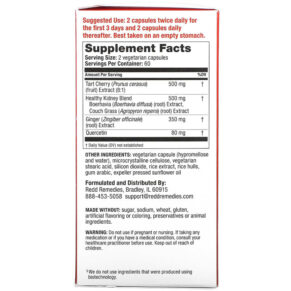 Redd Remedies Gouch! 120 Vegetarian Capsules 855735001224