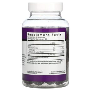 Rejuvicare Biotin Gummies Raspberry 10.000 mcg 60 Gummies 035046082413
