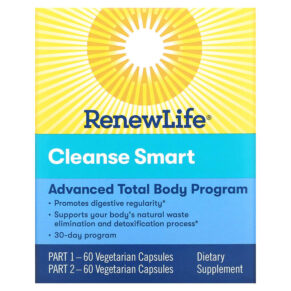 Renew Life Cleanse Smart 2 Bottles 60 viên 631257534507