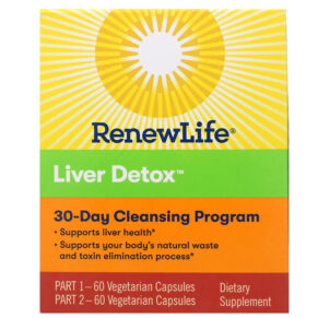 Renew Life Liver Detox 30-Day Cleansing Program 2 Bottles 60 viên 631257624505
