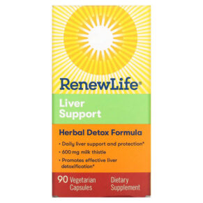 Renew Life Liver Support Herbal Detox Formula 90 viên 631257155702