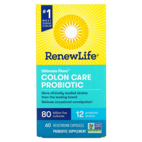 Renew Life Ultimate Flora Colon Care Probiotic 80 Billion CFU 60 viên 631257121240