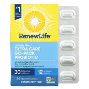 Renew Life Ultimate Flora Extra Care Go-Pack Probiotic 30 Billion Live Cultures 30 viên 631257156730