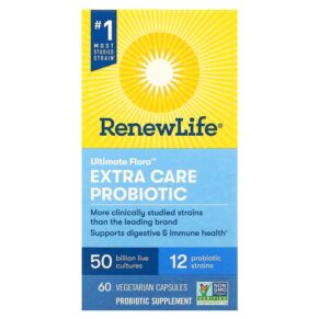 Renew Life Ultimate Flora Extra Care Probiotic 50 Billion Live Cultures 60 viên 631257121080