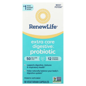 Renew Life Ultimate Flora Extra Care Probiotic 50 Billion Live Cultures 90 viên 631257121097
