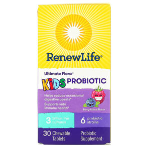 Renew Life Ultimate Flora Kids Probiotic Berry-licious 3 Billion Live Cultures 30 viên 631257158680