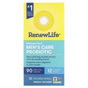 Renew Life Ultimate Flora Men's Care Probiotic 90 Billion Live Cultures 30 viên 631257121257