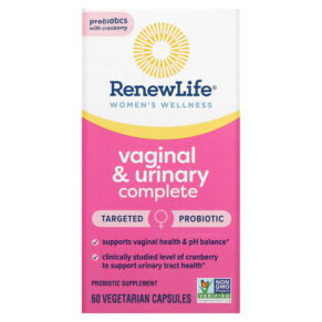Renew Life Women's Wellness Vaginal & Urinary Complete 60 viên 631257122278
