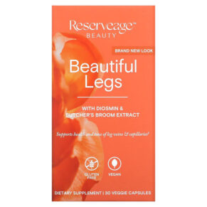 Reserveage Nutrition Beautiful Legs + Diosmin & Butcher's Broom Extract 30 viên 094922015679
