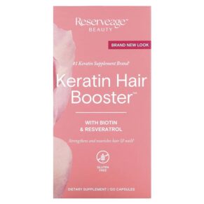 Reserveage Nutrition Keratin Hair Booster + Biotin & Resveratrol 120 viên 853427006151