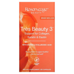 Reserveage Nutrition Tres Beauty 3 + Biotin & Hyaluronic Acid 90 viên 859569002877