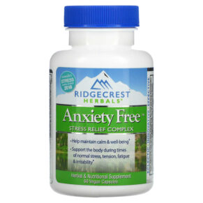 RidgeCrest Herbals Anxiety Free Stress Relief Complex 60 viên 355724003203