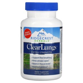 RidgeCrest Herbals ClearLungs Extra Strength 120 viên 355724001568