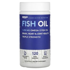 RSP Nutrition Fish Oil 1.250 mg 120 viên 858491007271