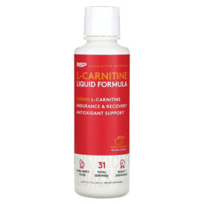 RSP Nutrition L-Carnitine Liquid Formula Peach Mango 3.000 mg 15.7 fl oz (465 ml) 858491007233
