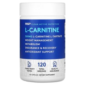 RSP Nutrition L-Carnitine Weight Management 500 mg 120 viên 852113002019