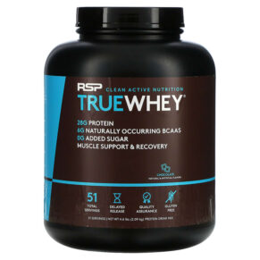 RSP Nutrition TrueWhey Chocolate 4.6 lbs (2.09 kg) 858491007134