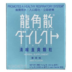 Ryukakusan Direct Mint 16 Sachets 049987015409
