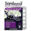 Sambucol Black Elderberry Cold & Flu Relief 30 viên 896116001501