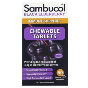 Sambucol Black Elderberry Immune Support 60 viên 896116001143