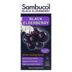 Sambucol Black Elderberry Syrup 7.8 fl oz (230 ml) 896116001112