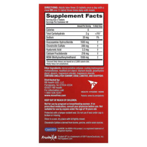 Schiff Move Free Joint Health Advanced Plus MSM with Glucosamine 120 Coated Tablets 020525118684