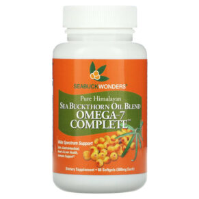 SeaBuckWonders Omega-7 Complete Sea Buckthorn Oil Blend 500 mg 60 viên 674756780112