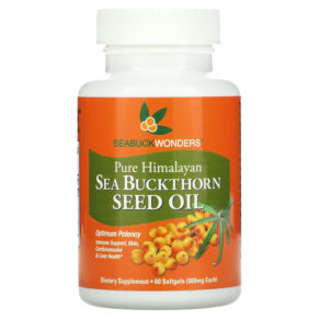 SeaBuckWonders Sea Buckthorn Seed Oil 500 mg 60 viên 674756780020