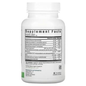 Seeking Health B Complex Plus 100 Vegetarian Capsules 810007520162
