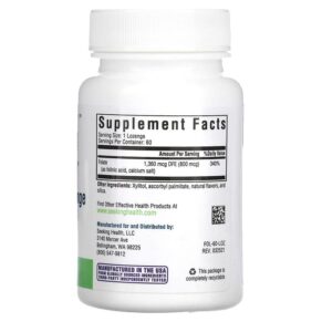 Seeking Health Folinic Acid Lozenge 1.360 mcg DFE 60 Lozenges 810007520360