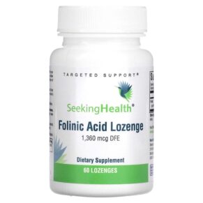 Seeking Health Folinic Acid Lozenge 1.360 mcg DFE 60 viên 810007520360