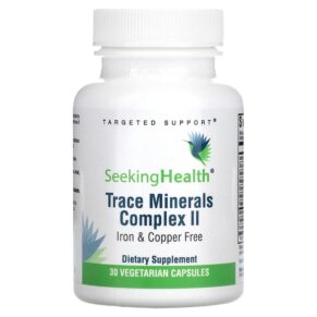 Seeking Health Trace Minerals Complex II Iron & Copper Free 30 viên 810007521275