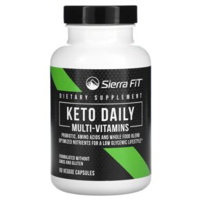 Sierra Fit Keto Daily Multi-Vitamins + Green Tea 90 viên 898220016365