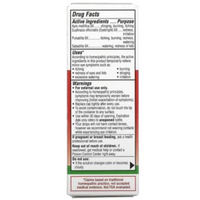 Similasan Redness & Itchy Eye Relief 0.33 fl oz (10 ml) 094841300634