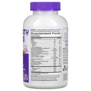 SmartyPants Adult Formula and Fiber Lemon Strawberry Banana and Orange 180 Gummies 851356004088