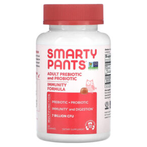 SmartyPants Adult Prebiotic & Probiotic Strawberry Creme 7 Billion CFU 60 viên 817053023012