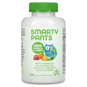 SmartyPants Kid Formula & Fiber Strawberry Banana Orange & Lemon 120 viên 851356004071